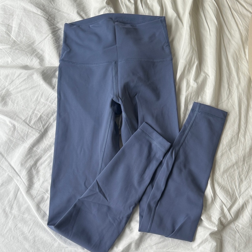 Lululemon Wunder Train High Rise Leggings Water Drop